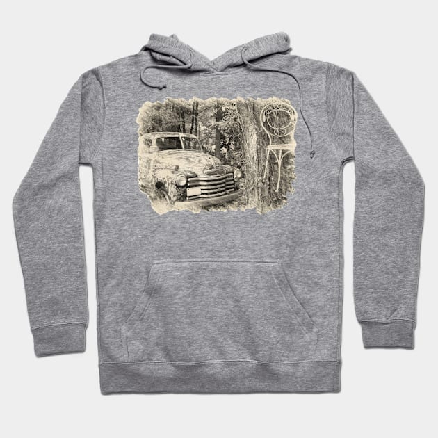 Over By the Tree Hoodie by unclejohn